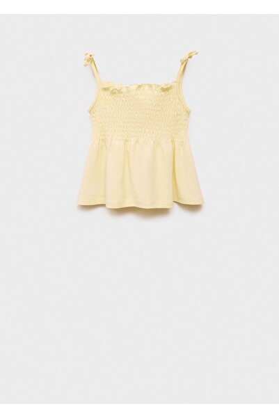 MANGO Baby Geraffte Bluse mit Trägern