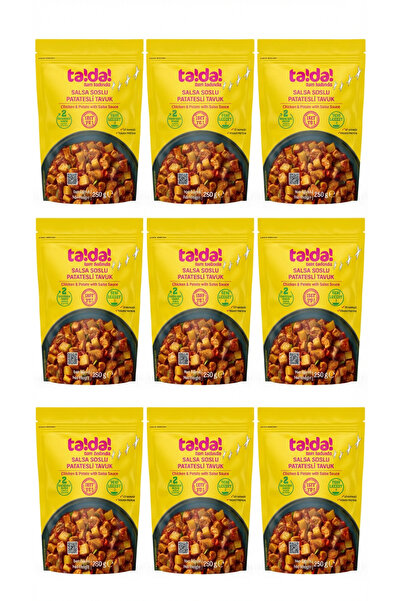 Tada Patatesli Salsa Soslu Tavuk 250 gr 12 li Paket