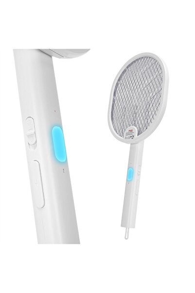 Genel Markalar Şarjlı Uv Işıklı Masaüstü Katlanabilir Askılı Raket 1200 Mah 3...