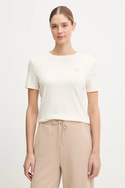 Guess Sonia Cycling Neck къса ръкава дамска бяла тениска V6RI17KD741-G1O6