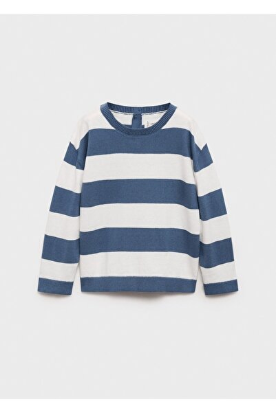 MANGO Baby Çizgili koton kazak