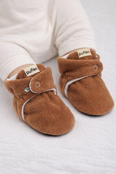 pufien بطانة من القطن العضوي، أحذية بيبي فيرست ستيب، نعل مضاد للانزلاق، شبشب ...