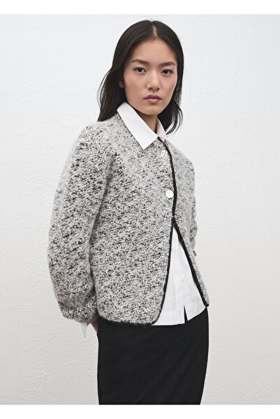 MANGO Woman Kırçıllı pamuklu ceket