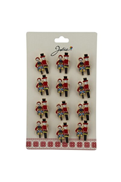 JOLIE Set of 12 Brooches Martisor Spring, Jolie, Traditional Couple Model, Mu...