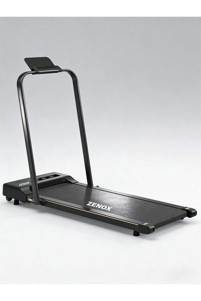 zenox 2-in-1 Foldable Hydraulic Treadmill for Home Use, Space-Saving Design