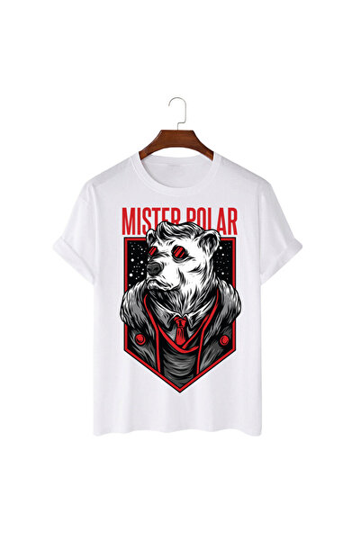 Kartier Tricou Unisex Alb Mister Polar
