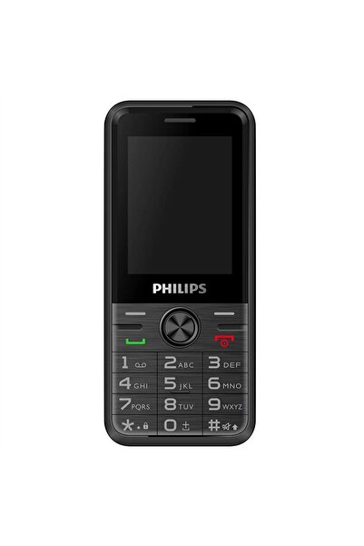 Philips Xenium E6500 Kameralı Çift Sim Kart Tuşlu Cep Telefonu Siyah
