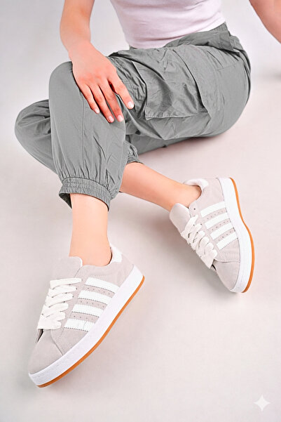 MY GROSS SHOES Дамски сиви, удобни, гарантирано спортни обувки с подметка и ш...