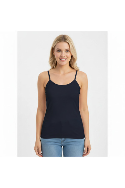 BONBON Women's Self-Strapping Basic Tank Top Bb2129