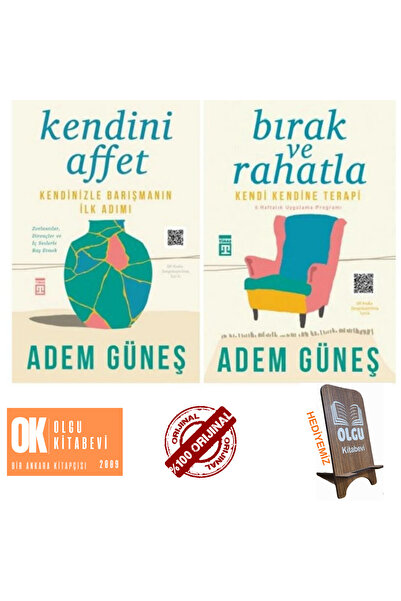 Timaş Yayınları Adem Güneş 2 Kitap Set. Kendini Affet - Bırak Ve Rahatla TELE...