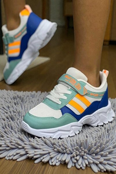 onexsports Elastic Velcro Soft Flexible Light Breathable Unisex Mesh Kids Sne...