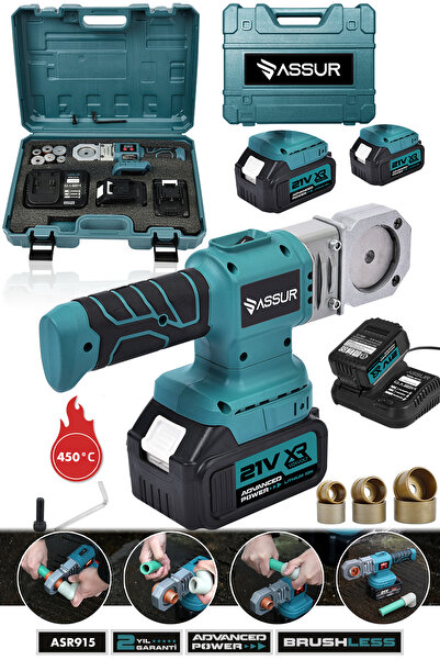 ASSUR 21V Çift Akülü 320°C Boru Kaynak Makinesi