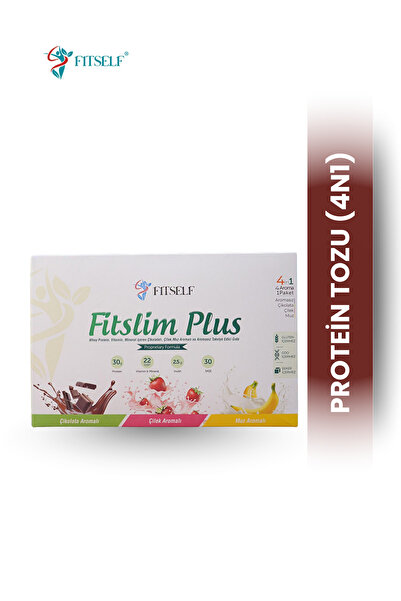 Fitself PROTEİN TOZU , WHEY PROTEİN ,ÇİKOLATA,ÇİLEK,MUZ AROMALI FİTSLİM
