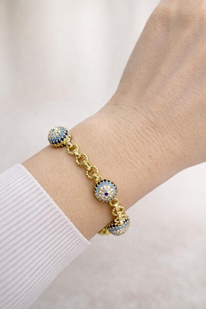 Çelik Sosyete Gözü Xuping Bileklik