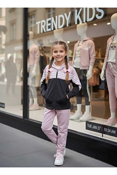 Kuzeyi Butik بدلة رياضية للفتيات من الساردون، مناسبة للحضانة والمدرسة