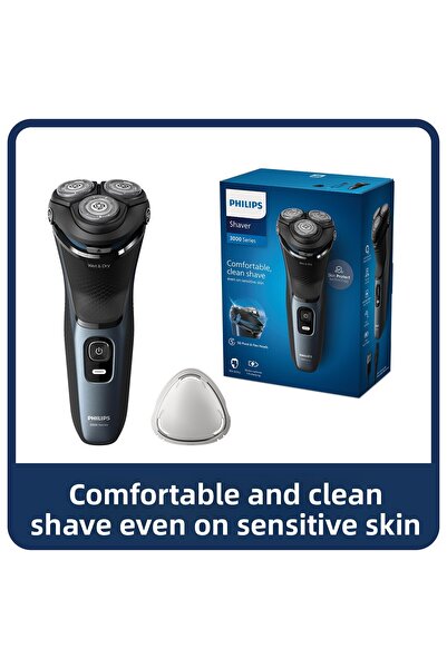 Philips ماكينة حلاقة كهربائية للاستخدام الرطب والجاف من سلسلة Philips Shaver ...