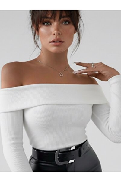 Be Best Dámska biela blúzka s golierom Madonna BE165