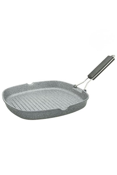 Tognana Mythos Marble Non-Stick Grill Pan – Square Griddle with Ridged Surfac...