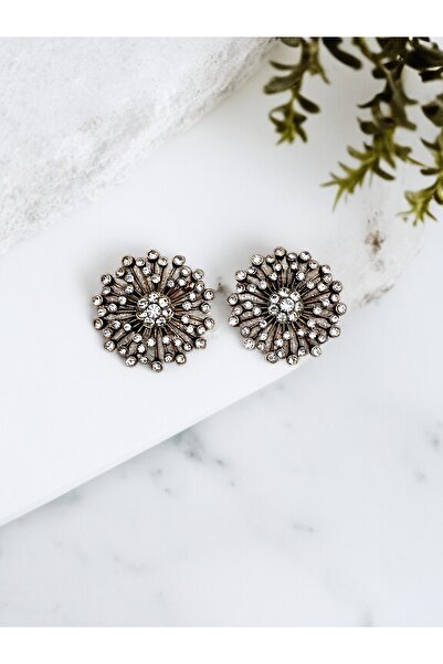 FAYRA ACCESSORIES Elmas Montür Dandelion Küpe