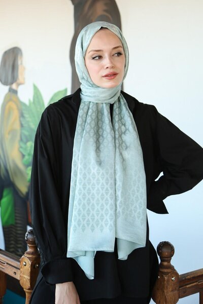 Hint İpek Jakarlı Şal JAKAV14-05