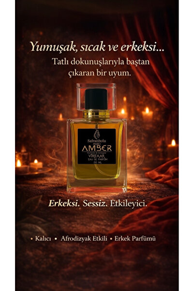 safranbolu miski amber Miski Amber Afrodizyaklı Erkek Parfümü 50 ml