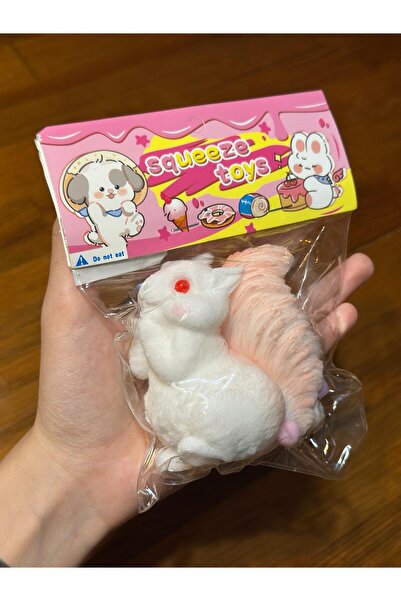 Pofika Squishy Yumuşak Sincap Stres Çocuk Oyuncağı Eğlenceli Komik Hayvan Suk...