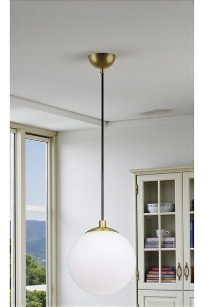 OSC HOME Spor Eskitme Beyaz Camlı Tekli Avize