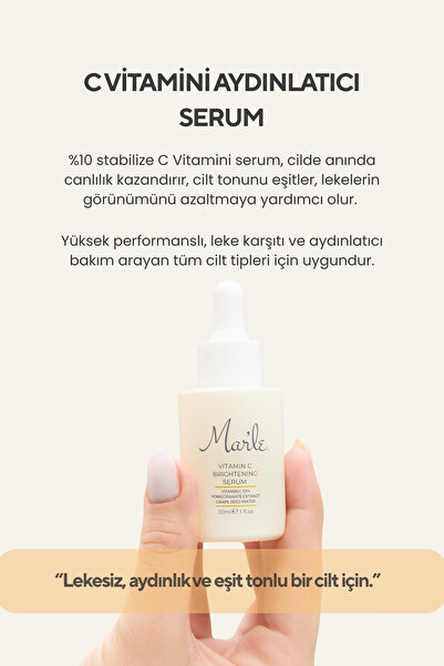 MAR'LE C Vitamini Aydınlatıcı Serum