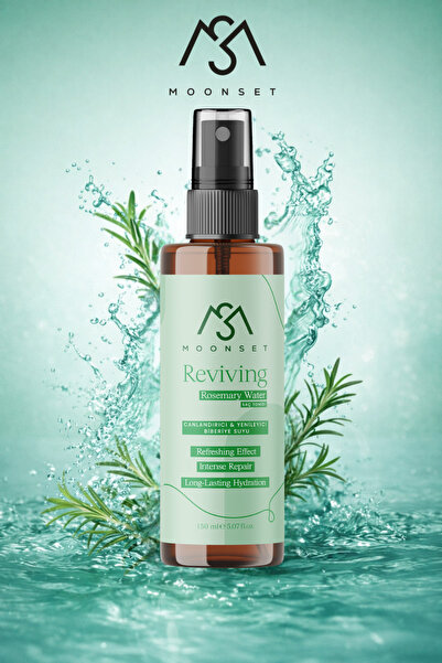 moonset Biberiye Suyu – Dökülme Karşıtı Ve Saç Uzamasını Destekleyici Vegan S...