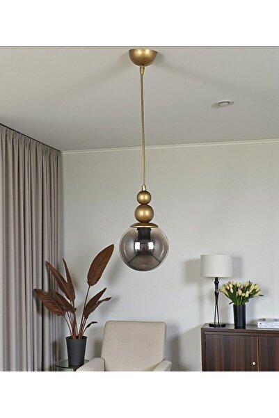 OSC HOME AYDINLATMA TASARIM Spor Eskitme Avize Tekli Füme Cam