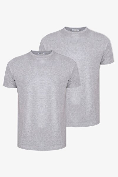 koza iç giyim Ανδρικό T-Shirt 2 τεμαχίων Basic Lycra