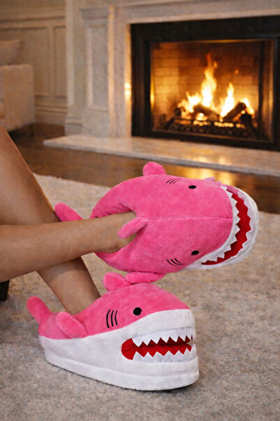 Pufyzoo Παπούτσια εσωτερικού χώρου Unisex με φιγούρα καρχαρία, μπότες για το ...