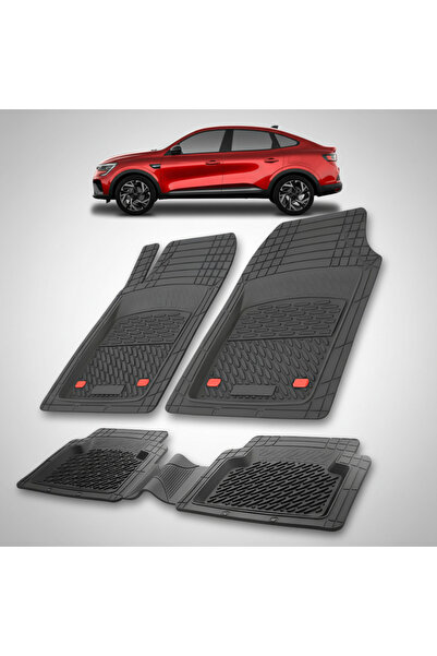 TEAMCAR Covorașe auto Renault Arkana (2021-2024) negre, material rezistent
