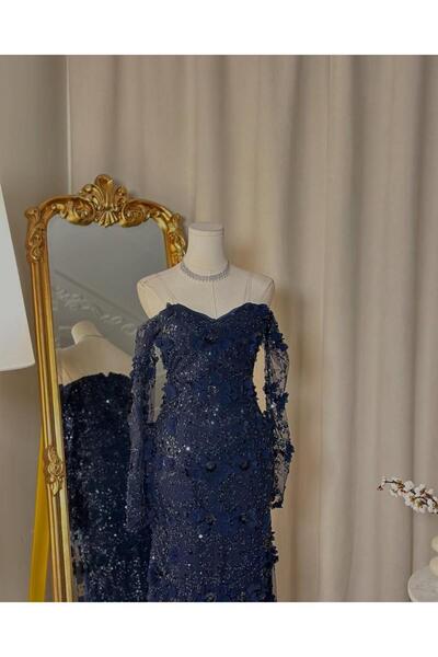 vanus fashion فستان سهرة طويل 5225