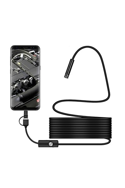 Sezy Endoskop Yılan Kamera 10 Metre Android Uyumlu