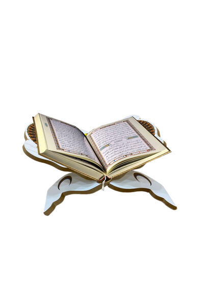 Biki حامل مصحف خشبي قابل للطي – مقاس 29×19×15 سم