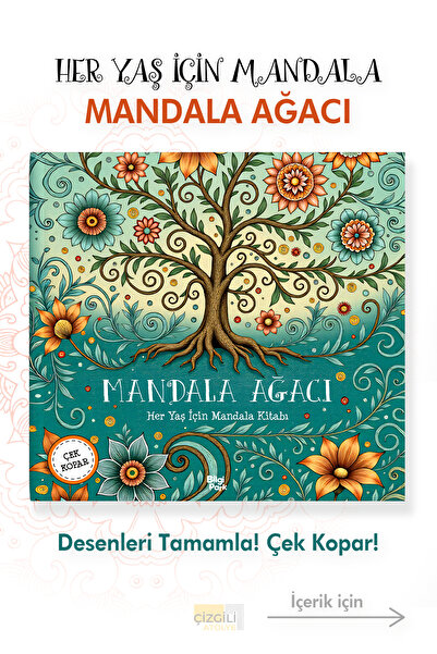 Parodi Yayınları Mandala Ağacı – Her Yaş İçin Mandala | 96 Sayfa | Çek-Kopar ...