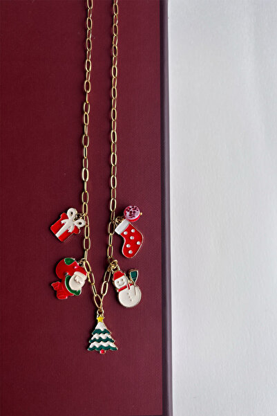Merse Atelier Charm Yeni Yıl Kolye Kırmızı