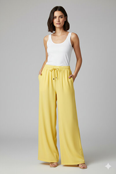 Quzu Вільні штани з еластичною талією