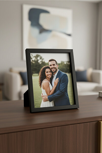 Zevahir Mobilya Dekorasyon Dikdörtgen Estetik Ayaklı Fotoğraf Çerçevesi