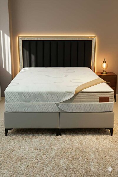 BDPHOME Premium,Yatak Pedi & şiltesi Fermuarlı Yatak Kılıfı