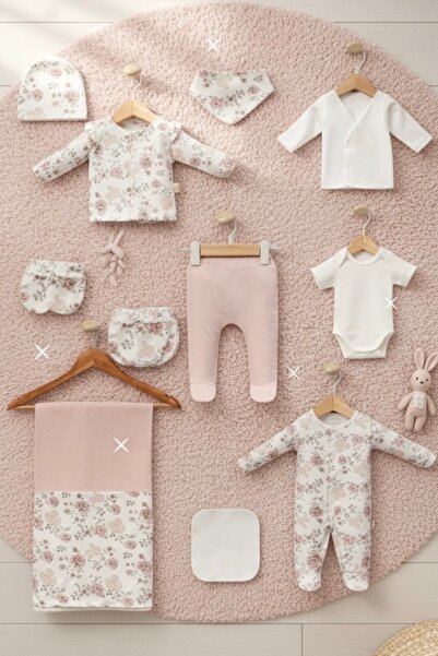 Cherub Baby طقم ملابس للأطفال حديثي الولادة مكون من 10 قطع بنمط زهور السنجاب،...