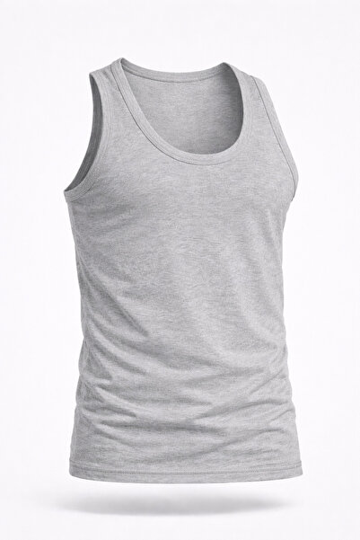 Verahed Classic Strappy 3-Pack Lycra 100% Cotton Gray Men's Undershirts