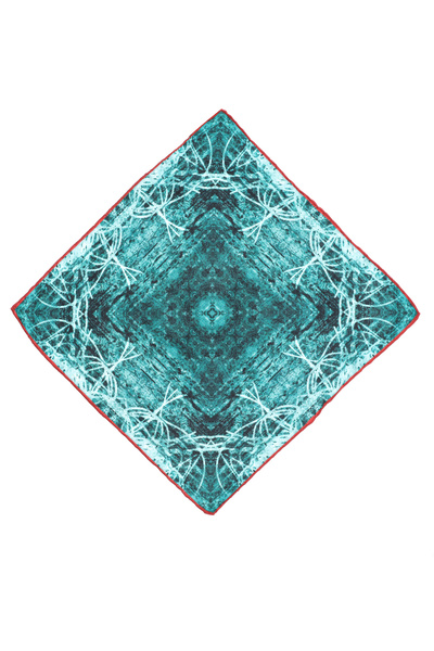 Abdullah Kiğılı Desenli İpek Mendil