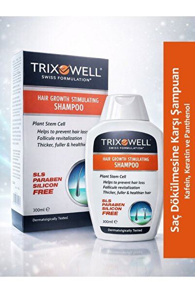 Trixowell Saç Dökülmesine Karşı Bitkisel Şampuan (sls, Paraben Ve Silikon Içe...