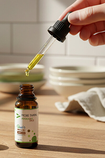 MORE THAN Avocado D3K2 20 ml Drops (1000 Iu D3 + 25 Mcg Vitamin K2)
