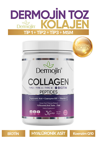 Dermojin Prebiyotik Destekli Hidrolize Kolajen Toz