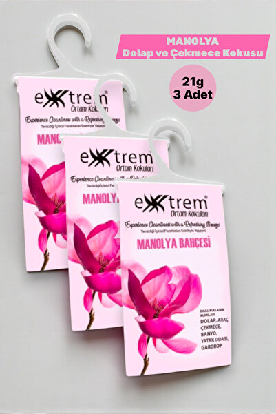 Extrem 3 Adet Manolya Dolap ve Çekmece Kokusu