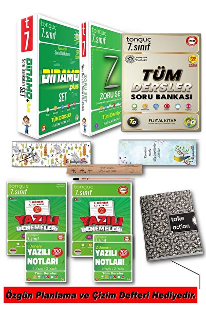 Tonguç Yayınları 7. Sınıf Tüm Dersler Full Soru Seti ve Yazılı Seti