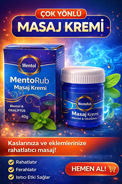 MentoRub Mentollü Masaj Kremi 40 Gr (5 adet)